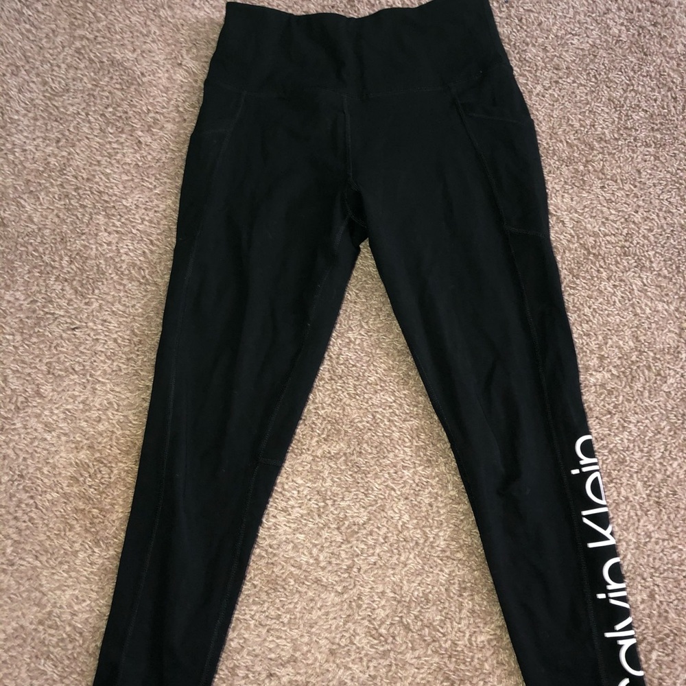 black calvin klein leggings